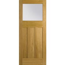 DX 30's Style Internal Oak Door (unglazed)
